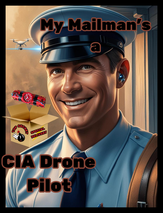 My Mailman's a CIA Drone Pilot Tee Shirt